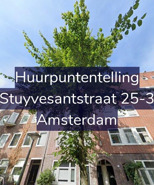 Foto gevel Huurpuntentelling voor Stuyvesantstraat 25-3, Amsterdam