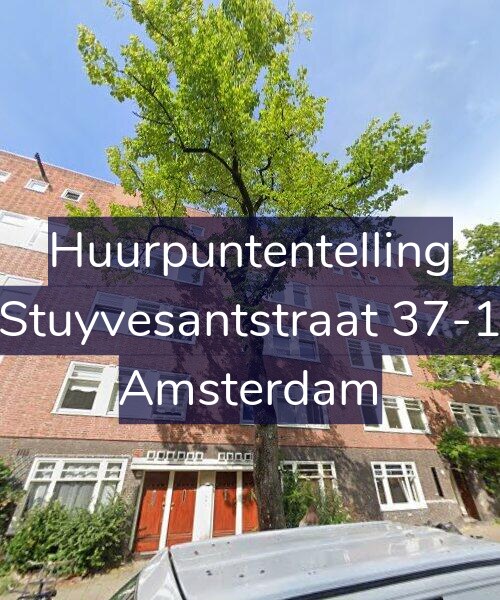Foto gevel Huurpuntentelling voor Stuyvesantstraat 37-1, Amsterdam