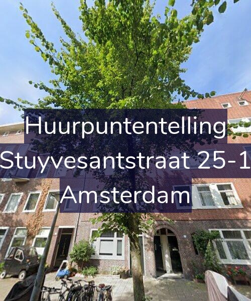 Foto gevel Huurpuntentelling voor Stuyvesantstraat 25-1, Amsterdam