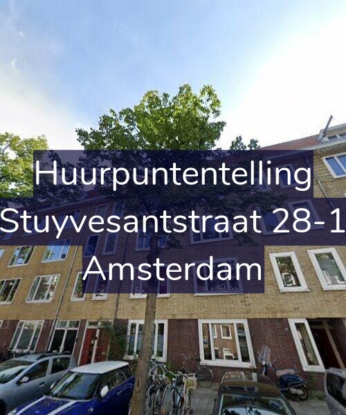Foto gevel Huurpuntentelling voor Stuyvesantstraat 28-1, Amsterdam