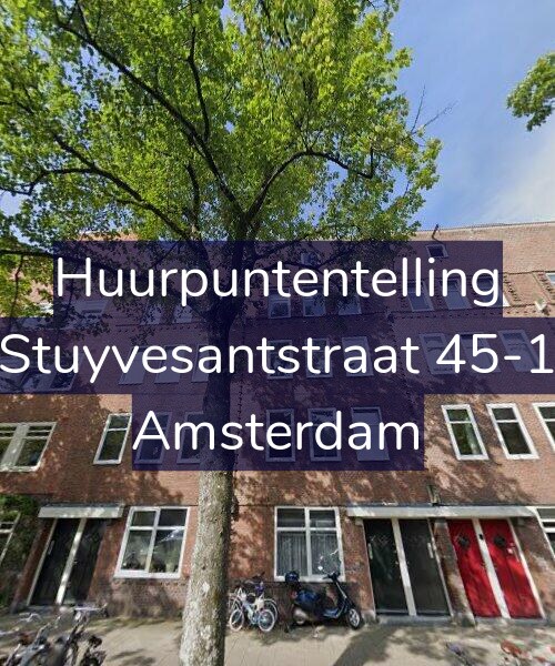 Foto gevel Huurpuntentelling voor Stuyvesantstraat 45-1, Amsterdam