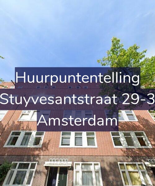 Foto gevel Huurpuntentelling voor Stuyvesantstraat 29-3, Amsterdam