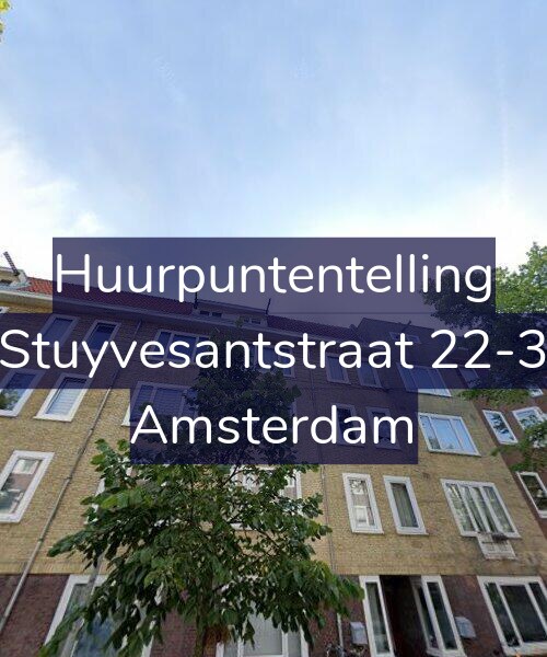 Foto gevel Huurpuntentelling voor Stuyvesantstraat 22-3, Amsterdam