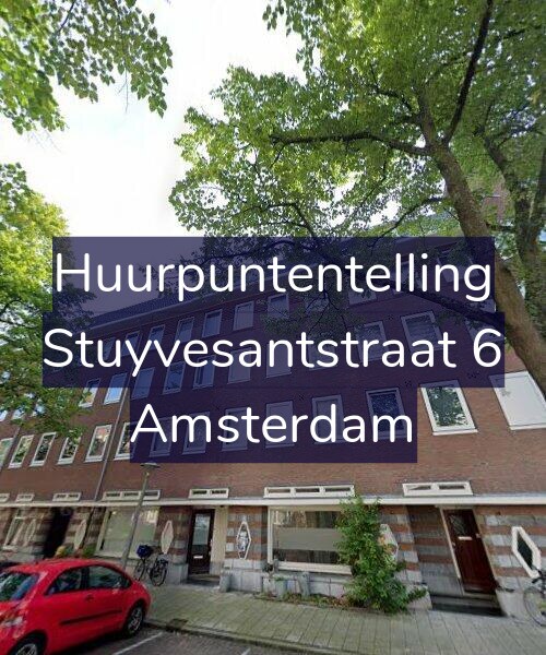 Foto gevel Huurpuntentelling voor Stuyvesantstraat 6, Amsterdam