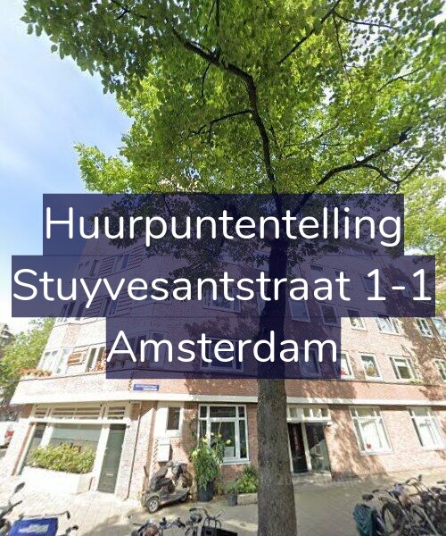 Foto gevel Huurpuntentelling voor Stuyvesantstraat 1-1, Amsterdam