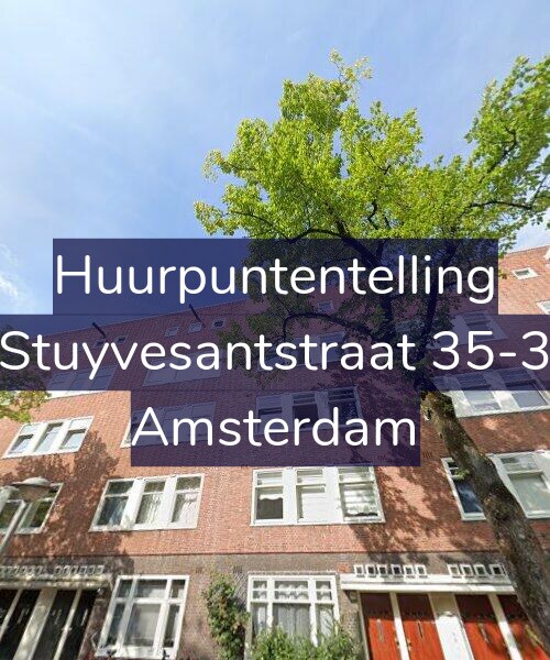 Foto gevel Huurpuntentelling voor Stuyvesantstraat 35-3, Amsterdam