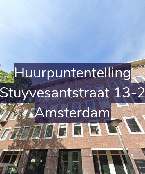 Foto gevel Huurpuntentelling voor Stuyvesantstraat 13-2, Amsterdam