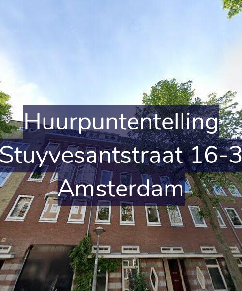 Foto gevel Huurpuntentelling voor Stuyvesantstraat 16-3, Amsterdam
