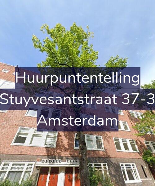 Foto gevel Huurpuntentelling voor Stuyvesantstraat 37-3, Amsterdam