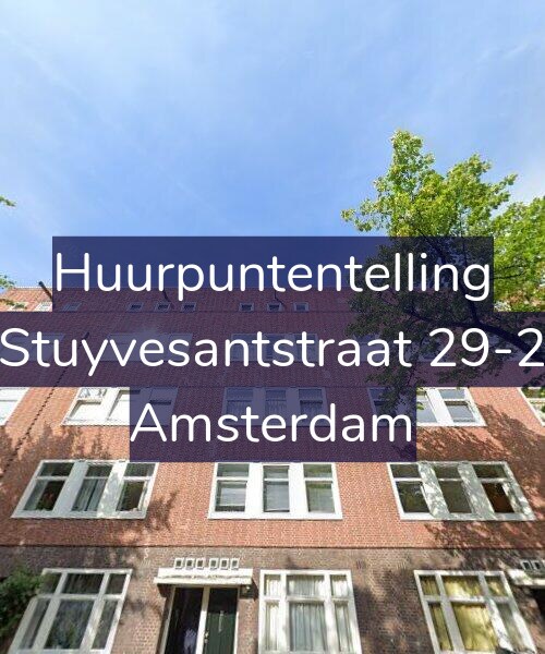 Foto gevel Huurpuntentelling voor Stuyvesantstraat 29-2, Amsterdam