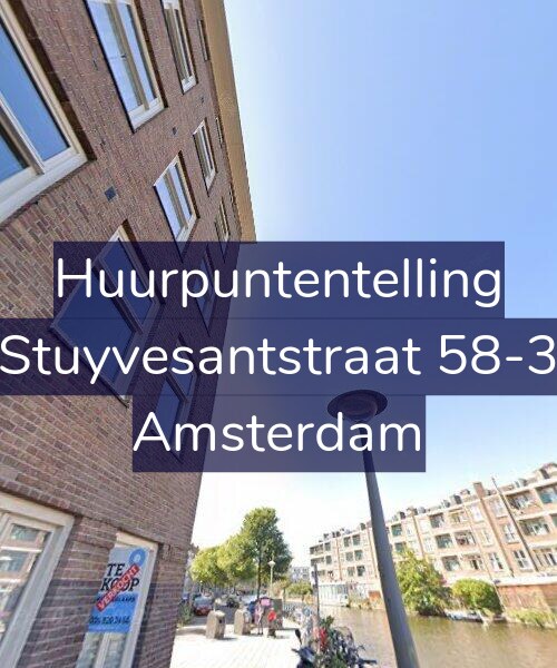 Foto gevel Huurpuntentelling voor Stuyvesantstraat 58-3, Amsterdam