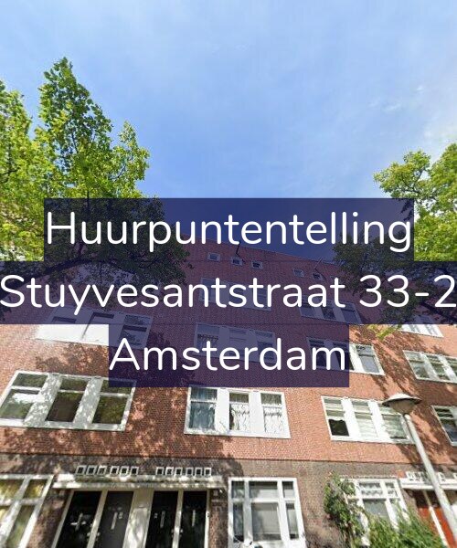 Foto gevel Huurpuntentelling voor Stuyvesantstraat 33-2, Amsterdam
