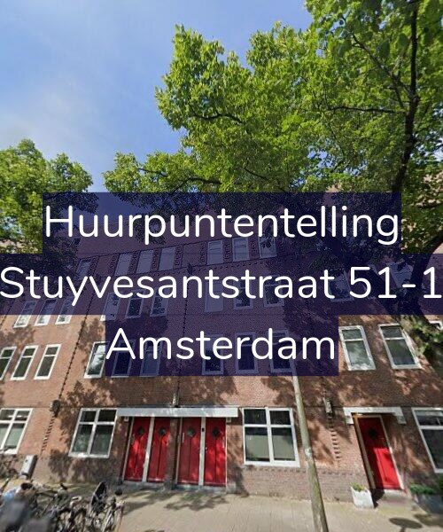 Foto gevel Huurpuntentelling voor Stuyvesantstraat 51-1, Amsterdam