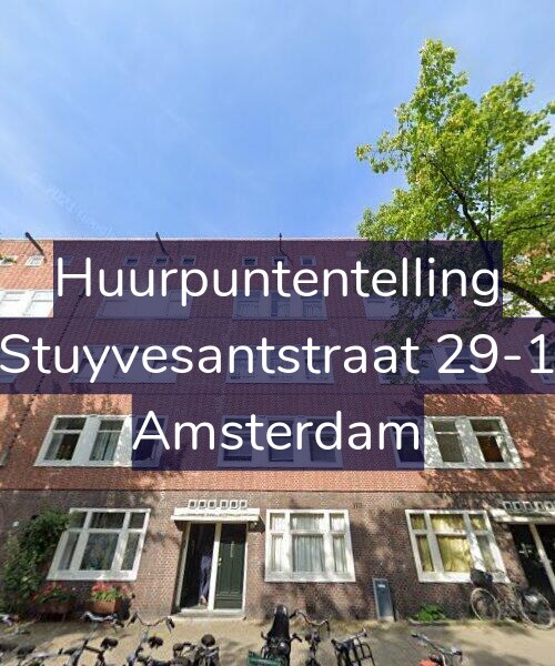 Foto gevel Huurpuntentelling voor Stuyvesantstraat 29-1, Amsterdam
