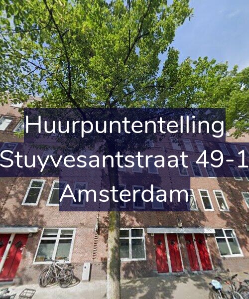 Foto gevel Huurpuntentelling voor Stuyvesantstraat 49-1, Amsterdam