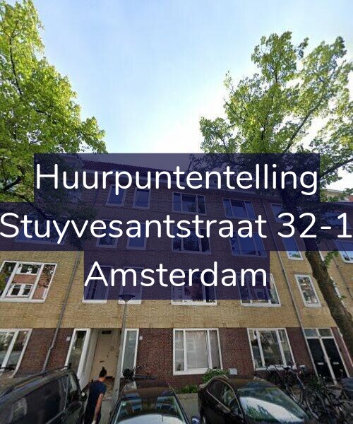 Foto gevel Huurpuntentelling voor Stuyvesantstraat 32-1, Amsterdam