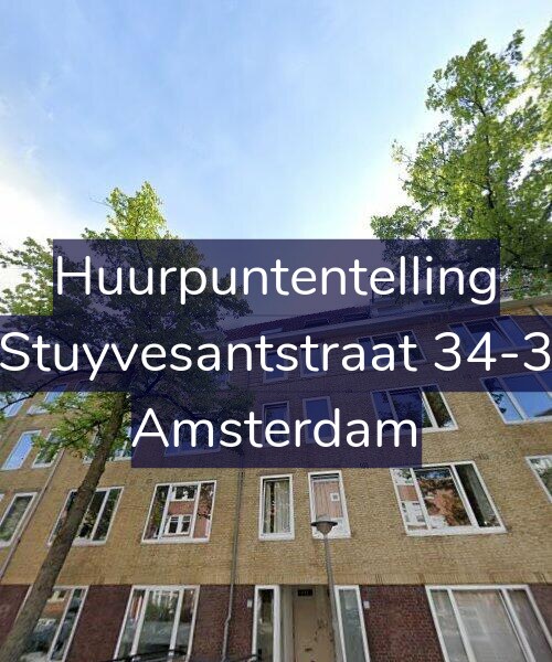 Foto gevel Huurpuntentelling voor Stuyvesantstraat 34-3, Amsterdam