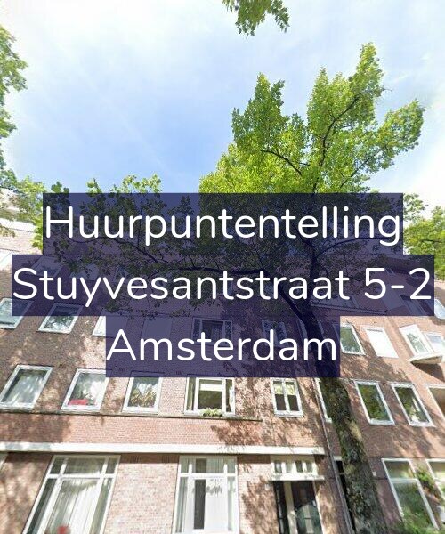 Foto gevel Huurpuntentelling voor Stuyvesantstraat 5-2, Amsterdam