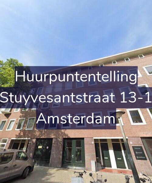 Foto gevel Huurpuntentelling voor Stuyvesantstraat 13-1, Amsterdam