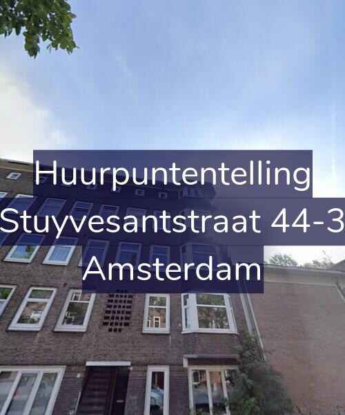 Foto gevel Huurpuntentelling voor Stuyvesantstraat 44-3, Amsterdam