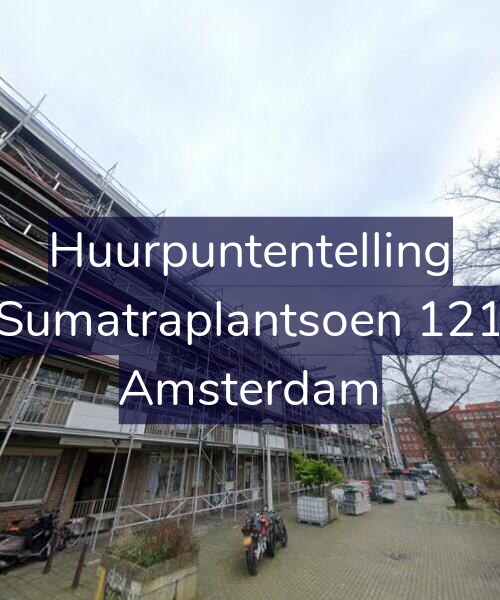 Foto gevel Huurpuntentelling voor Sumatraplantsoen 121, Amsterdam