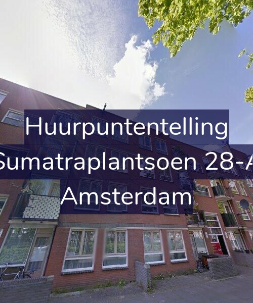 Foto gevel Huurpuntentelling voor Sumatraplantsoen 28-A, Amsterdam