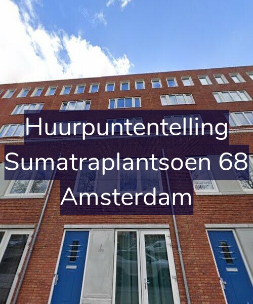 Foto gevel Huurpuntentelling voor Sumatraplantsoen 68, Amsterdam