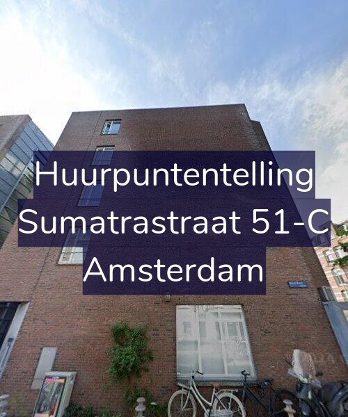 Foto gevel Huurpuntentelling voor Sumatrastraat 51-C, Amsterdam