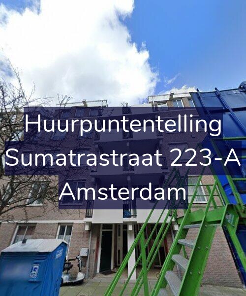 Foto gevel Huurpuntentelling voor Sumatrastraat 223-A, Amsterdam
