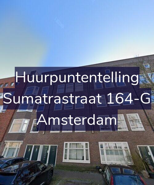 Foto gevel Huurpuntentelling voor Sumatrastraat 164-G, Amsterdam