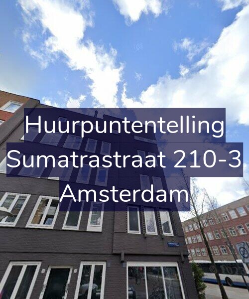 Foto gevel Huurpuntentelling voor Sumatrastraat 210-3, Amsterdam