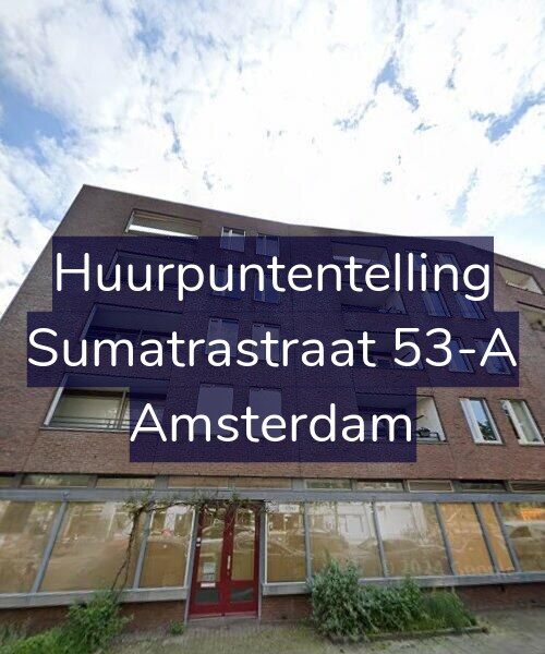 Foto gevel Huurpuntentelling voor Sumatrastraat 53-A, Amsterdam