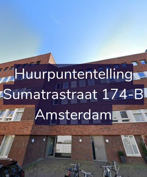 Foto gevel Huurpuntentelling voor Sumatrastraat 174-B, Amsterdam