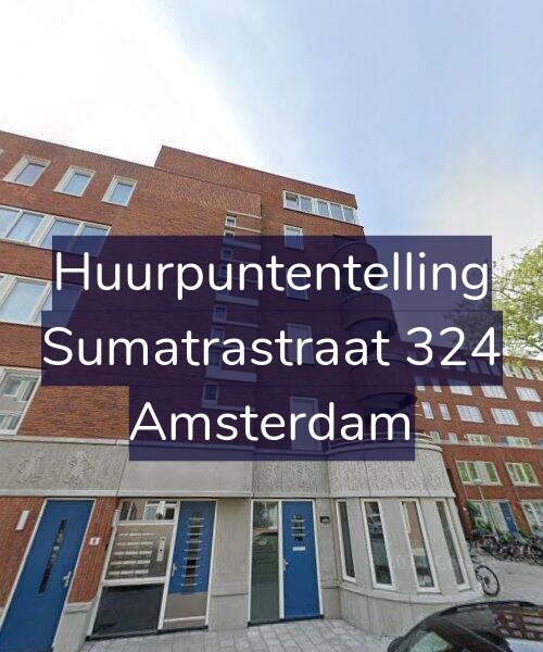 Foto gevel Huurpuntentelling voor Sumatrastraat 324, Amsterdam