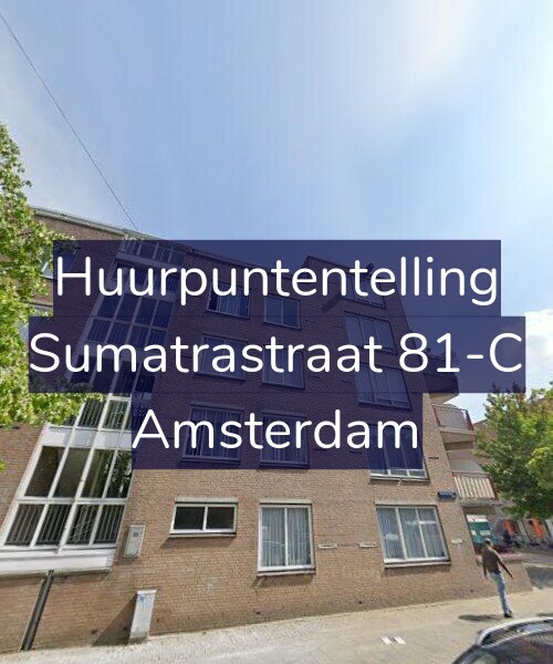 Foto gevel Huurpuntentelling voor Sumatrastraat 81-C, Amsterdam