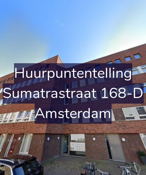 Foto gevel Huurpuntentelling voor Sumatrastraat 168-D, Amsterdam