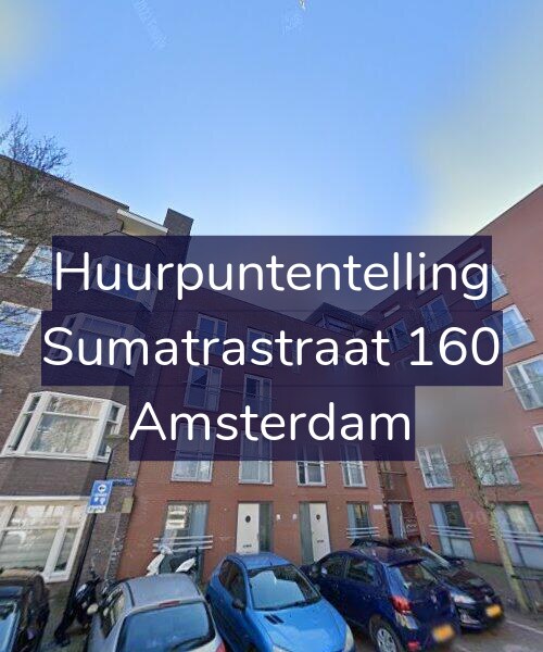 Foto gevel Huurpuntentelling voor Sumatrastraat 160, Amsterdam