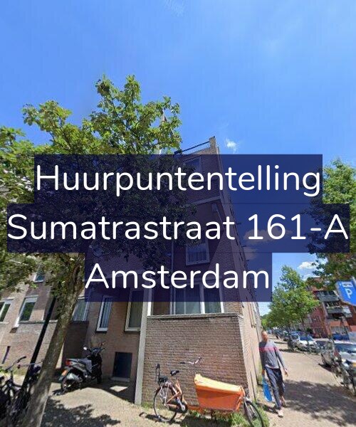 Foto gevel Huurpuntentelling voor Sumatrastraat 161-A, Amsterdam
