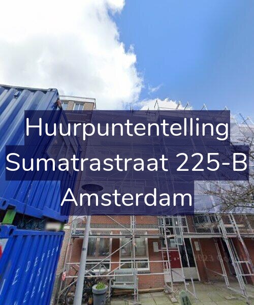 Foto gevel Huurpuntentelling voor Sumatrastraat 225-B, Amsterdam