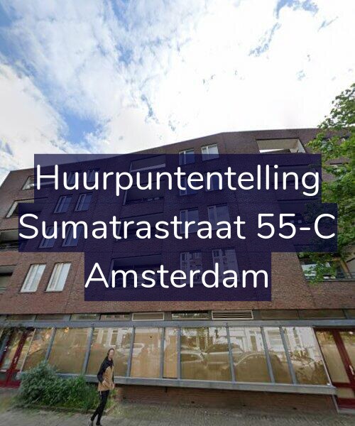 Foto gevel Huurpuntentelling voor Sumatrastraat 55-C, Amsterdam
