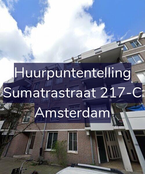 Foto gevel Huurpuntentelling voor Sumatrastraat 217-C, Amsterdam