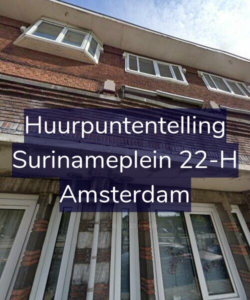 Foto gevel Huurpuntentelling voor Surinameplein 22-H, Amsterdam