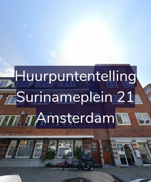 Foto gevel Huurpuntentelling voor Surinameplein 21, Amsterdam