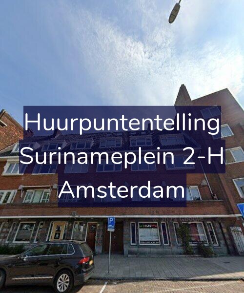 Foto gevel Huurpuntentelling voor Surinameplein 2-H, Amsterdam