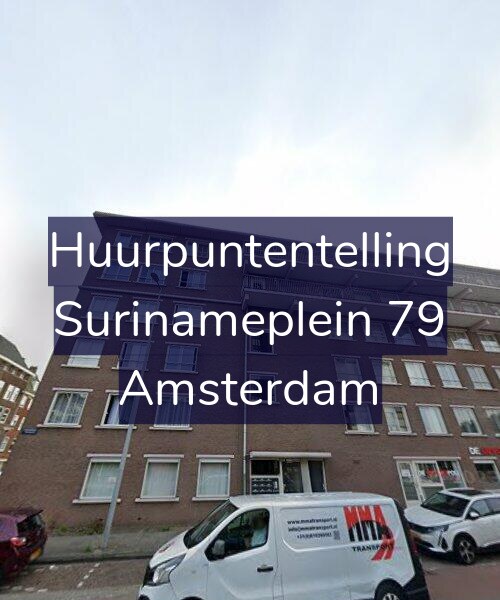 Foto gevel Huurpuntentelling voor Surinameplein 79, Amsterdam