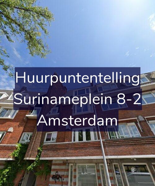 Foto gevel Huurpuntentelling voor Surinameplein 8-2, Amsterdam