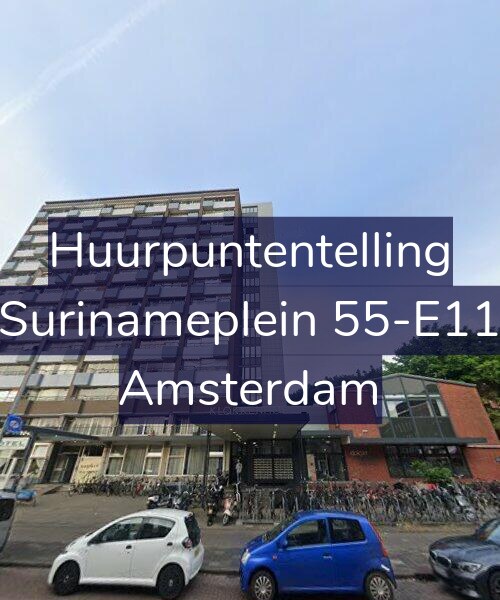 Foto gevel Huurpuntentelling voor Surinameplein 55-E11, Amsterdam