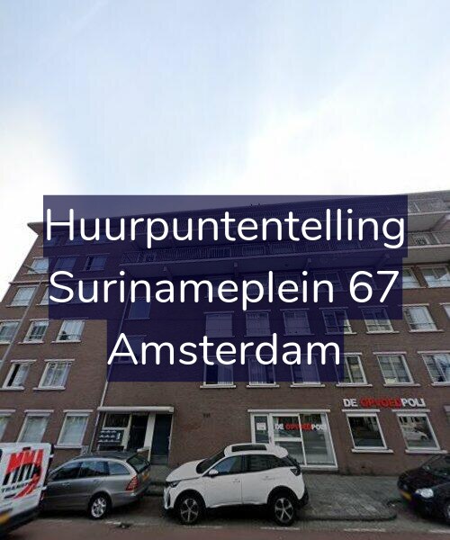 Foto gevel Huurpuntentelling voor Surinameplein 67, Amsterdam