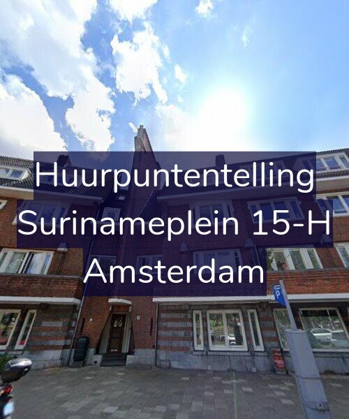 Foto gevel Huurpuntentelling voor Surinameplein 15-H, Amsterdam