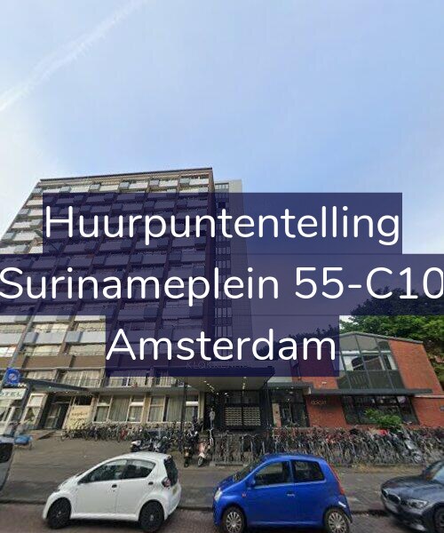 Foto gevel Huurpuntentelling voor Surinameplein 55-C10, Amsterdam